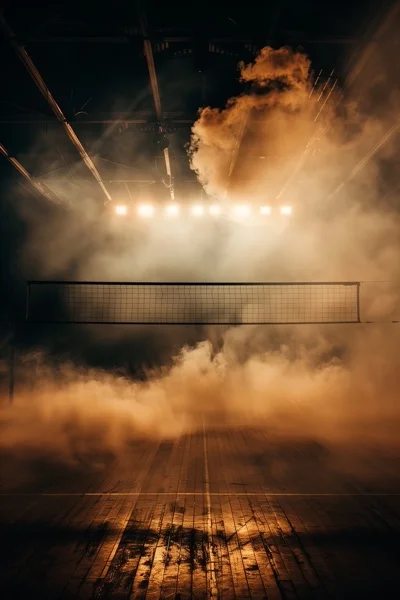 Volleyball Backgrounds - Fog & Spotlights 4