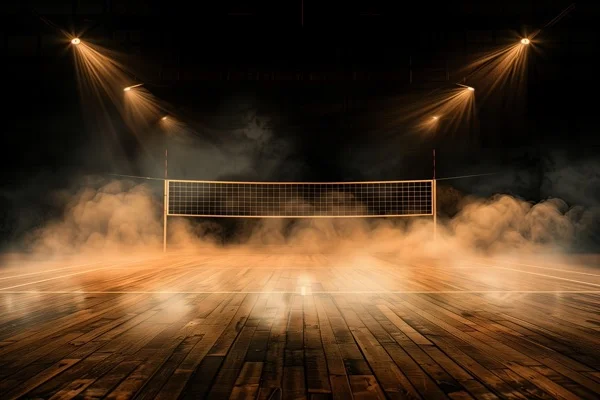 Volleyball Backgrounds - Fog & Spotlights 5