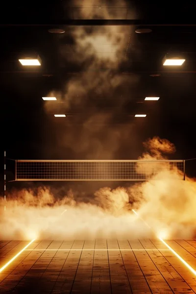 Volleyball Backgrounds - Fog & Spotlights 6