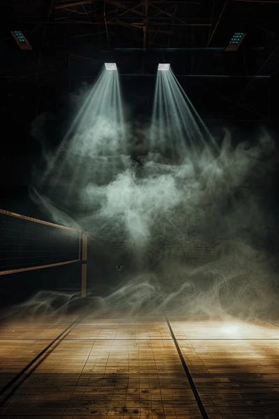 Volleyball Backgrounds - Fog & Spotlights 8
