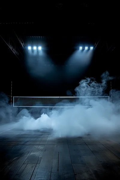 Volleyball Backgrounds - Fog & Spotlights 10