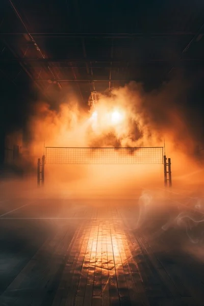 Volleyball Backgrounds - Smoke & Fire 10