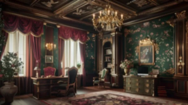 Zoom Backgrounds - Baroque Interior 1