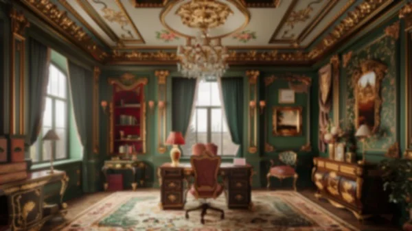 Zoom Backgrounds - Baroque Interior 3
