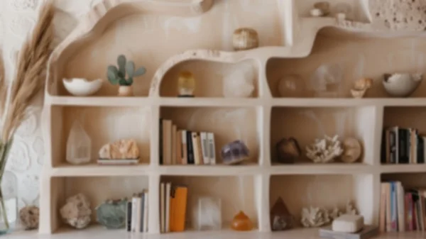 Zoom Backgrounds - Beige Tones & Crystals 7