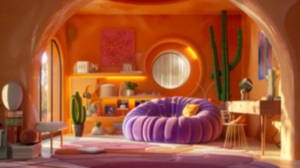 Zoom Backgrounds - Bohemian Cave 1