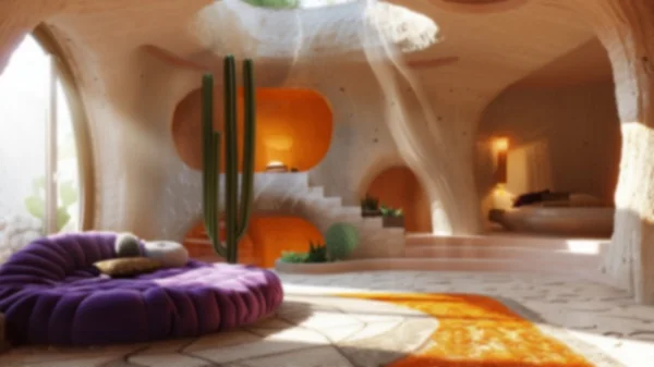 Zoom Backgrounds - Bohemian Cave 3