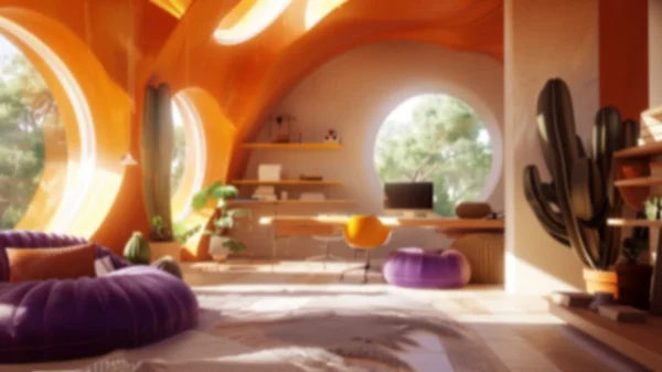 Zoom Backgrounds - Bohemian Cave 4