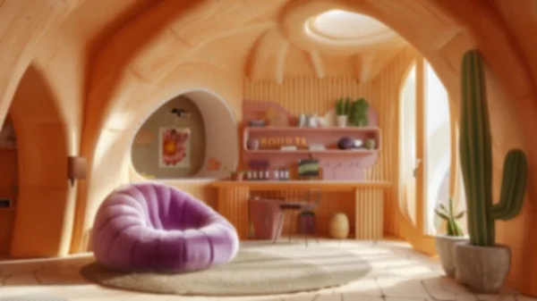 Zoom Backgrounds - Bohemian Cave 7