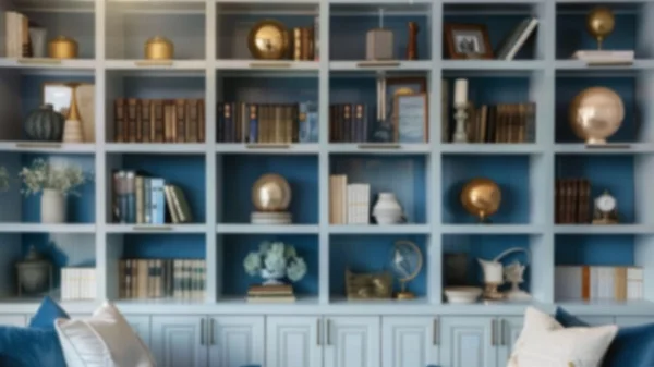 Zoom Backgrounds - Elegant Bookshelves 5