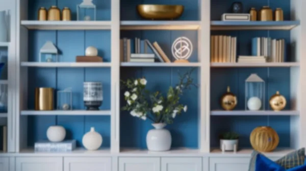 Zoom Backgrounds - Elegant Bookshelves 6