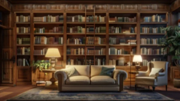 Zoom Backgrounds - Home Library 3