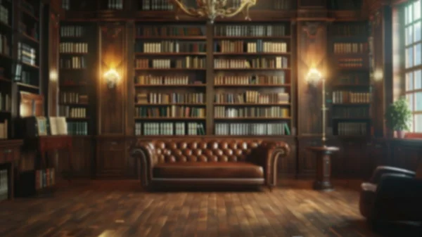 Zoom Backgrounds - Home Library 4