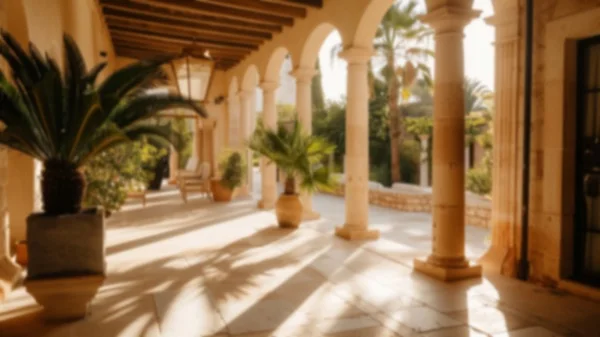 Zoom Backgrounds - Mediterranean Patio 4