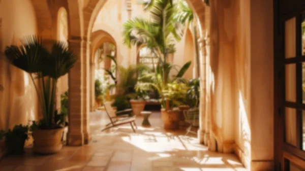 Zoom Backgrounds - Mediterranean Patio 5