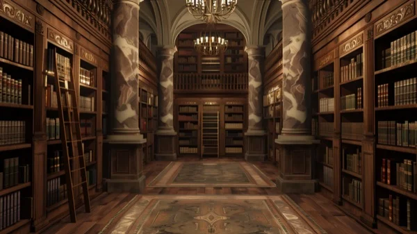 Zoom Backgrounds - Old Library 10