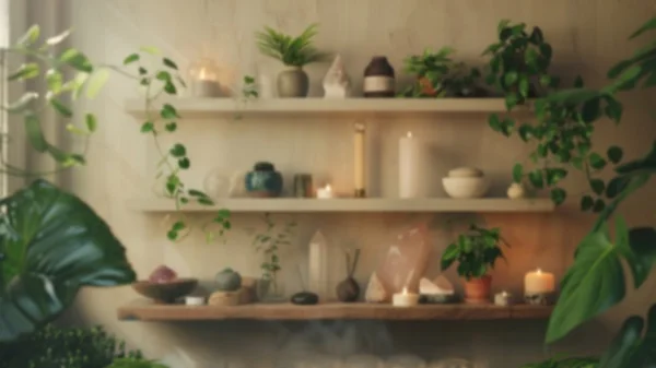 Zoom Backgrounds - Plants & Crystals 4