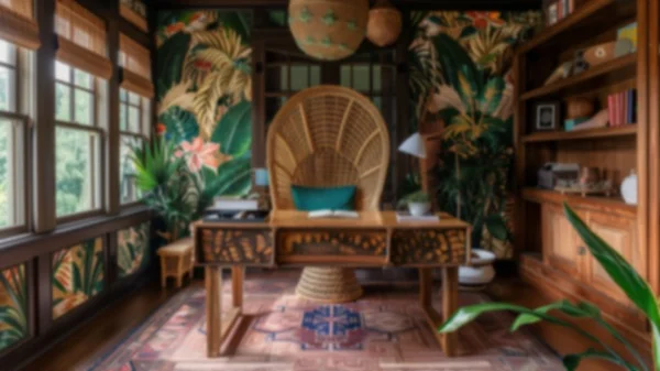 Zoom Backgrounds - Tropical Tiki 1