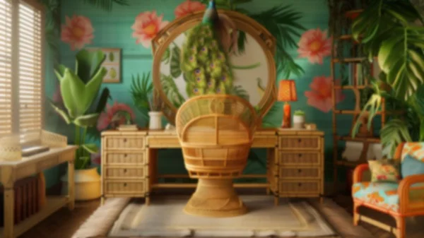 Zoom Backgrounds - Tropical Tiki 2