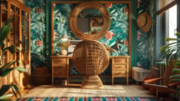 Zoom Backgrounds - Tropical Tiki 3