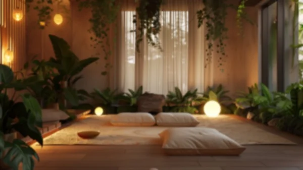 Zoom Backgrounds - Zen Meditation Space 2