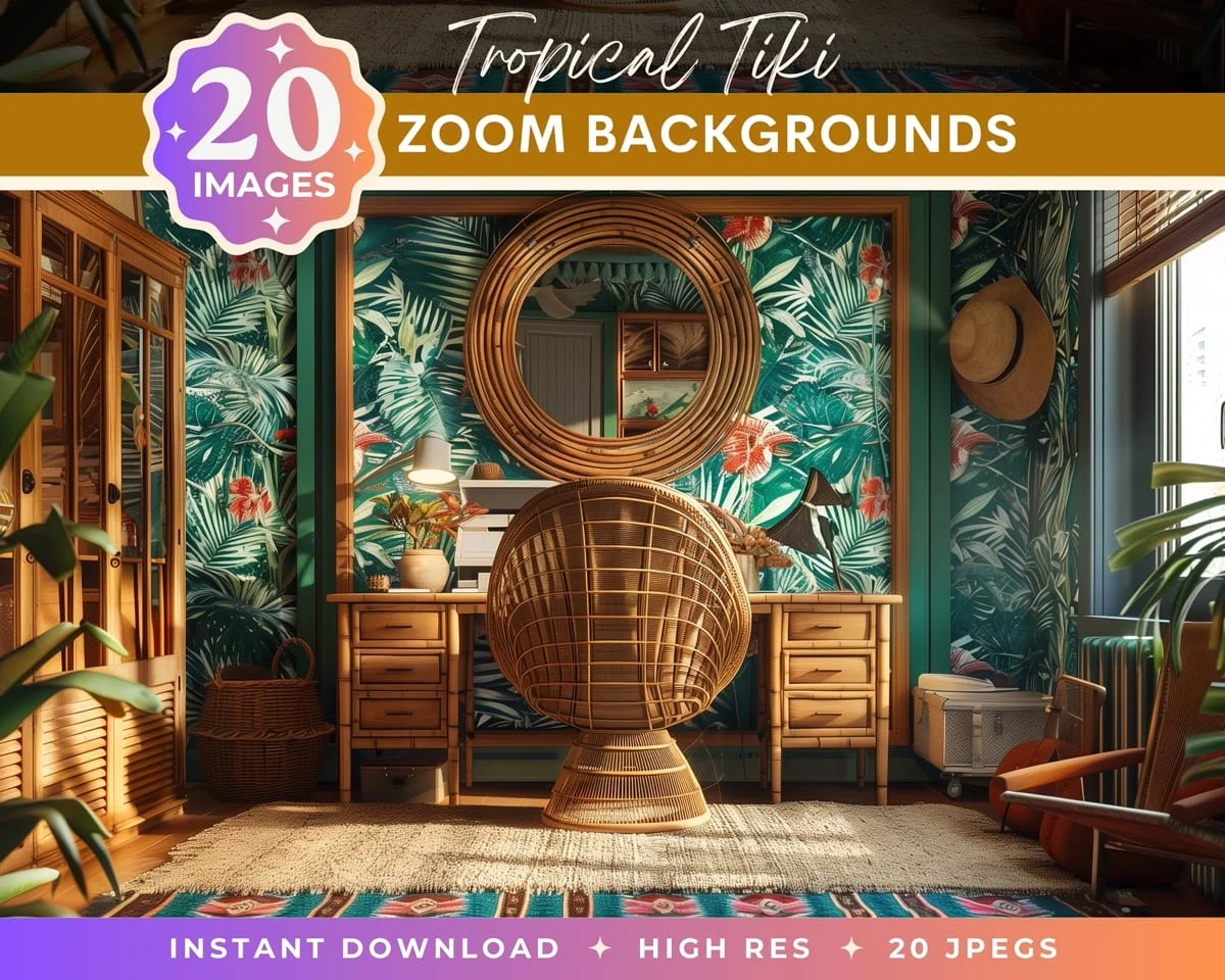 Yoga Studio virtual background pack